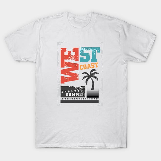 West Coast T-Shirt by InTrendSick